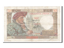 France, 50 Francs, 50 F 1940-1942 ''Jacques Coeur'', 1941, KM #93, 1941-12-18,..