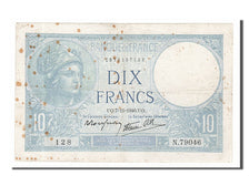 Geldschein, Frankreich, 10 Francs, 10 F 1916-1942 ''Minerve'', 1940, 1940-11-07