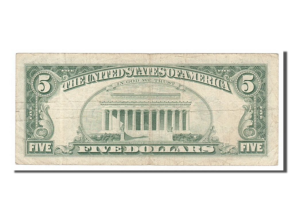 United States, 5 Dollars, 1969, VF(30-35), B02594370E