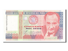 Banknote, Peru, 50,000 Intis, 1988, 1988-06-28, UNC(65-70)
