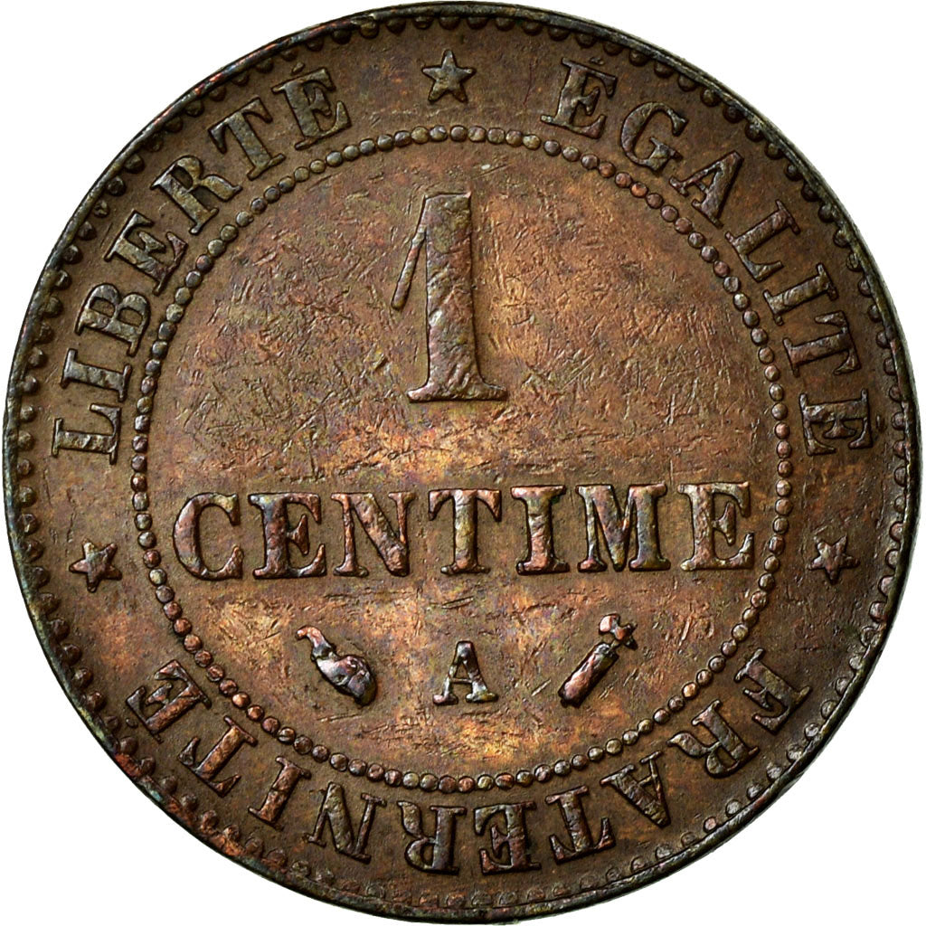 Coin, France, Cérès, Centime, 1889, Paris, EF(40-45), Bronze, KM:826.1