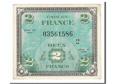 France, 2 Francs, 1944 Flag/France, 1944, KM #114b, AU(55-58), 03561586,...