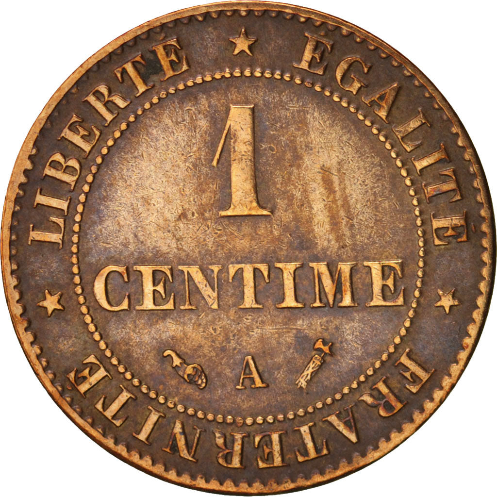 Coin, France, Cérès, Centime, 1890, Paris, EF(40-45), Bronze, KM:826.1