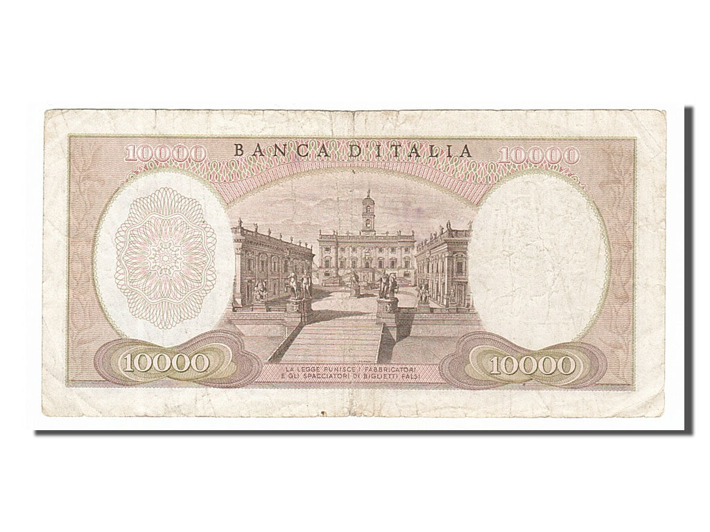 Italie, 10 000 Lire type Michelangelo