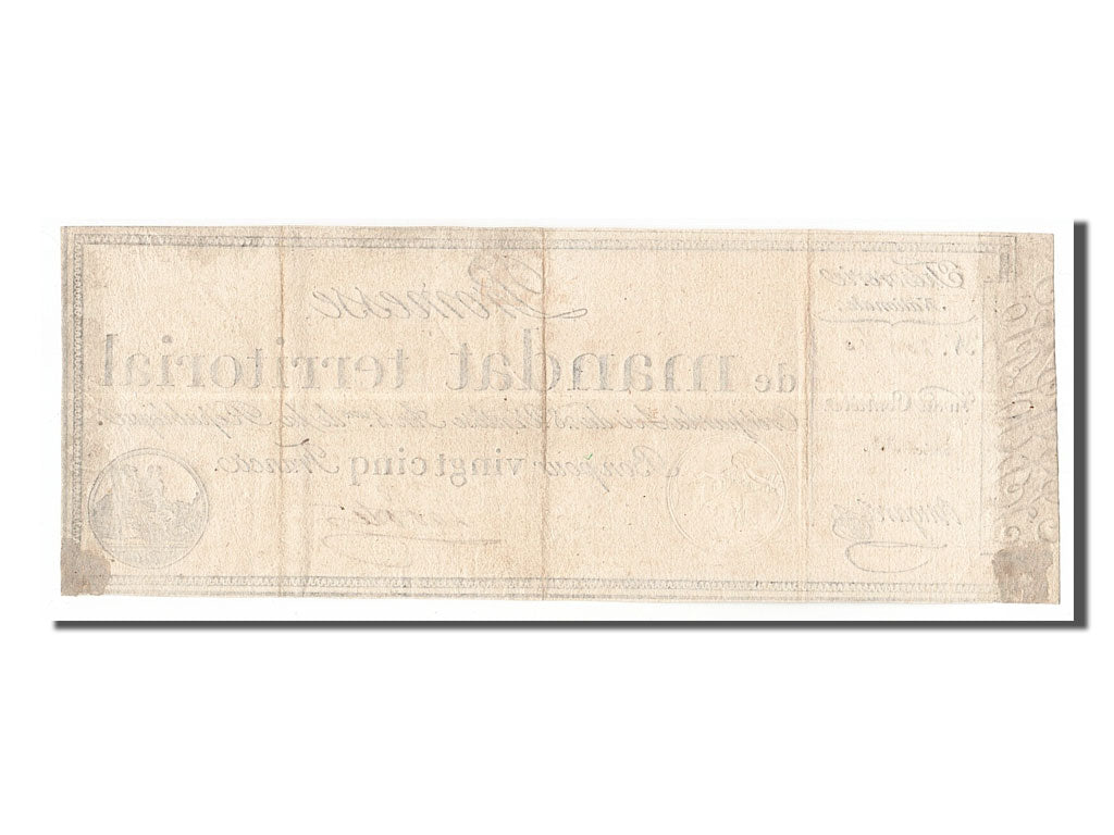 25 Francs Promesse de Mandat Territorial type Avec Série
