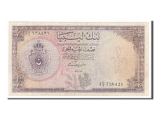 Libya, 1/2 Pound, 1963, VF(20-25), 4 D/7 738421
