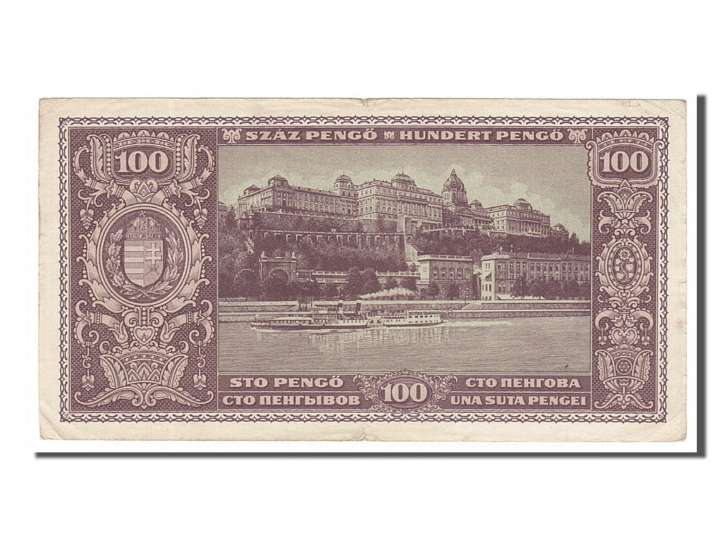 Banknote, Hungary, 100 Pengö, 1945, 1945-04-05, AU(50-53)