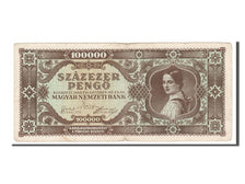 Banknote, Hungary, 100,000 Pengö, 1945, 1945-10-23, VF(20-25)