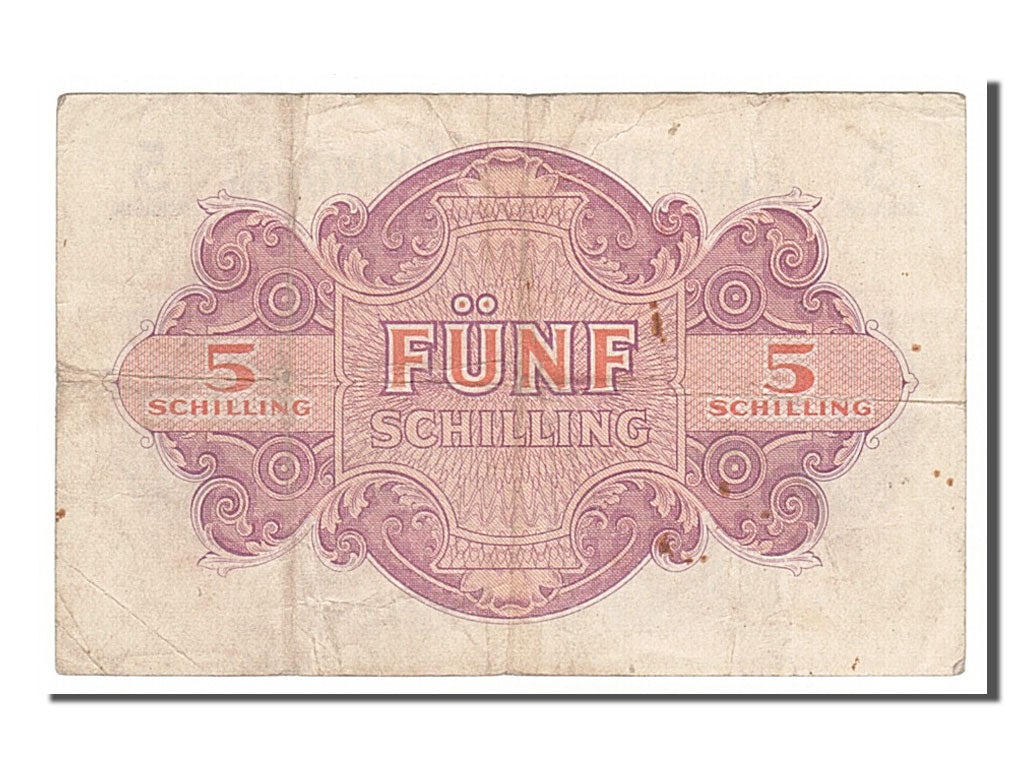 Austria, 5 Schilling, 1944, KM #105, EF(40-45), 04H752726