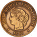 France, Cérès, Centime, 1897, Paris, EF(40-45), Bronze, KM:826.1, Gadoury:88