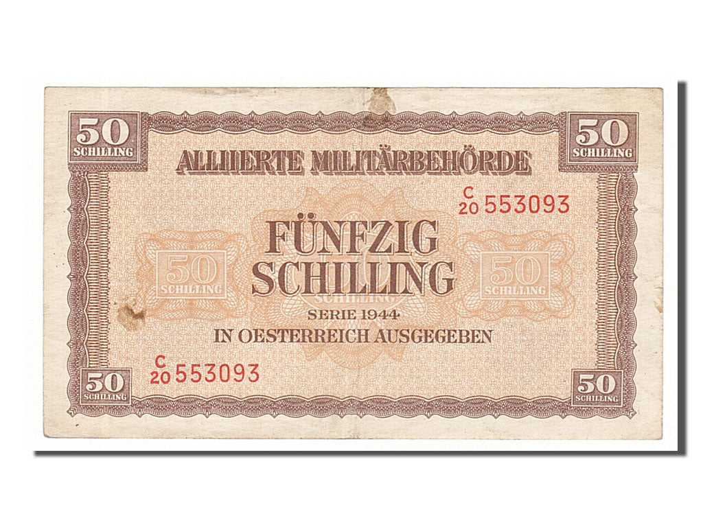 Austria, 50 Schilling, 1944, KM #109, EF(40-45), C/20