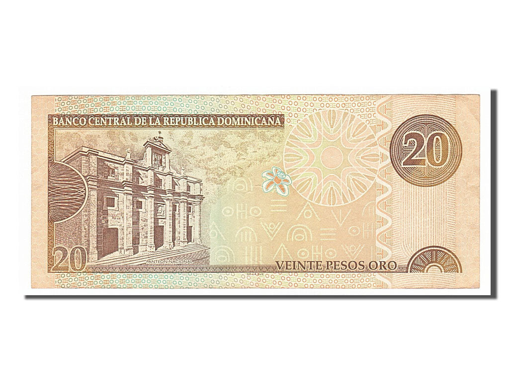 Dominican Republic, 20 Pesos Oro, 2003, KM #169c, EF(40-45), HY1986841