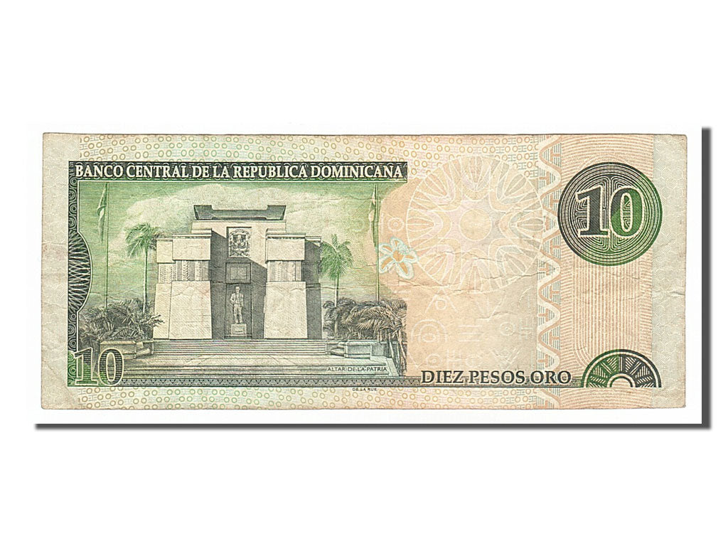 Banknote, Dominican Republic, 10 Pesos Oro, 2003, VF(30-35)