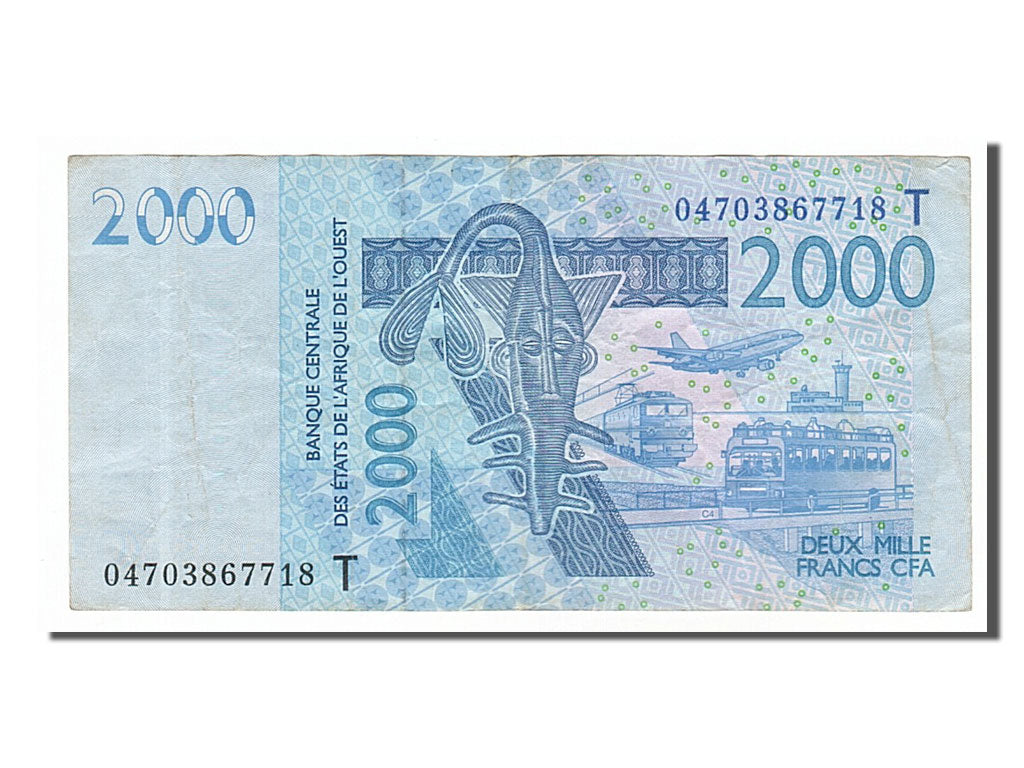 Western Africa, 2000 Francs, 2003, EF(40-45), 04703867718T