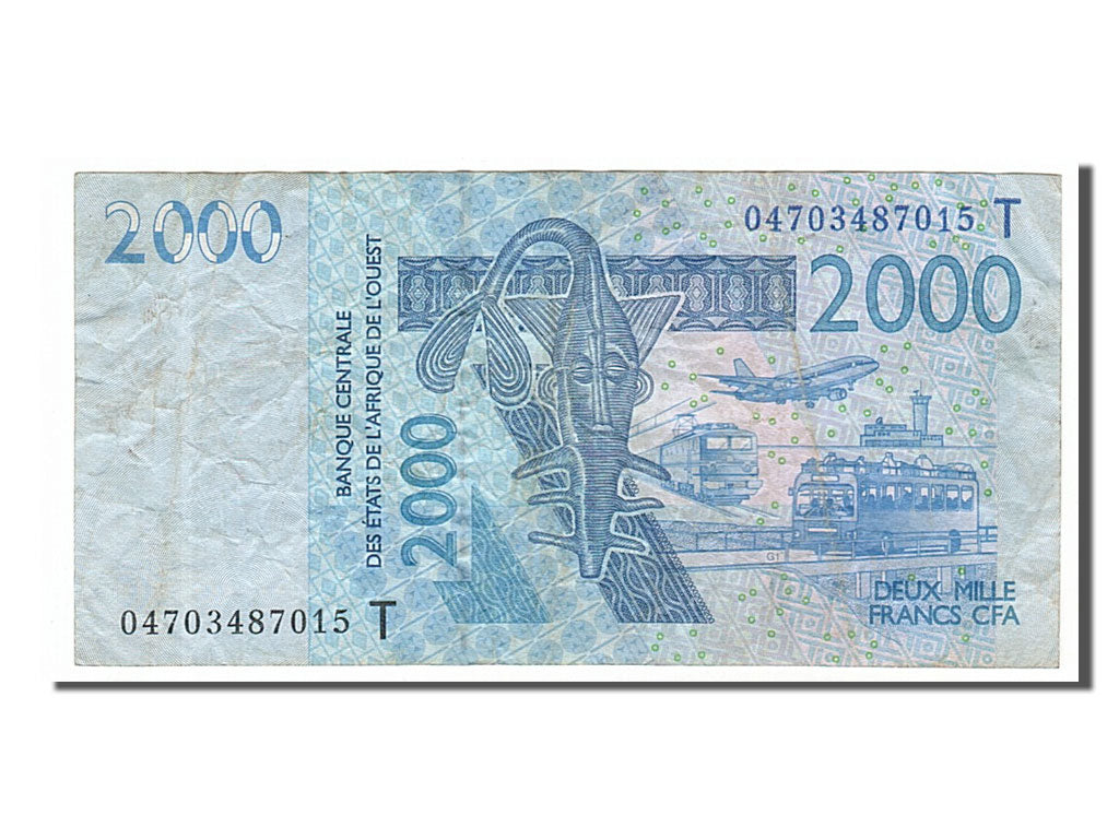 Western Africa, 2000 Francs, 2003, VF(30-35), 04703487015T
