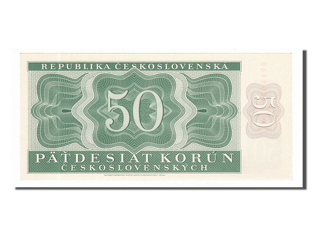 Czechoslovakia, 50 Korun, 1950, KM #71b, 1950-08-29, UNC(65-70), B45
