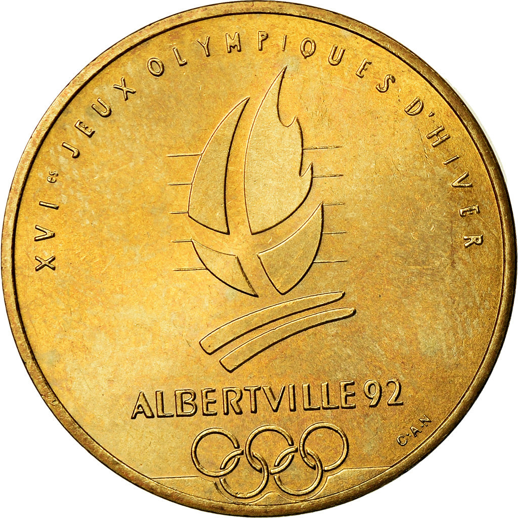 Francia, medaglia, XVIème Jeux Olympiques d'Hiver d'Albertville, 1992, SPL