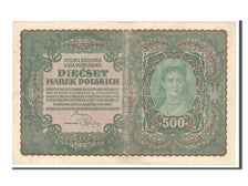 Poland, 500 Marek, 1919, KM #28, 1919-08-23, VF(30-35), B 618901