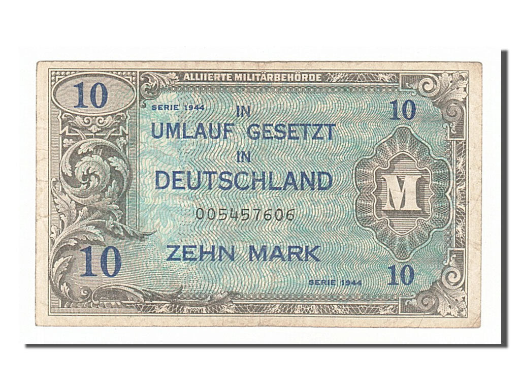 Banknote, Germany, 10 Mark, 1944, VF(30-35)