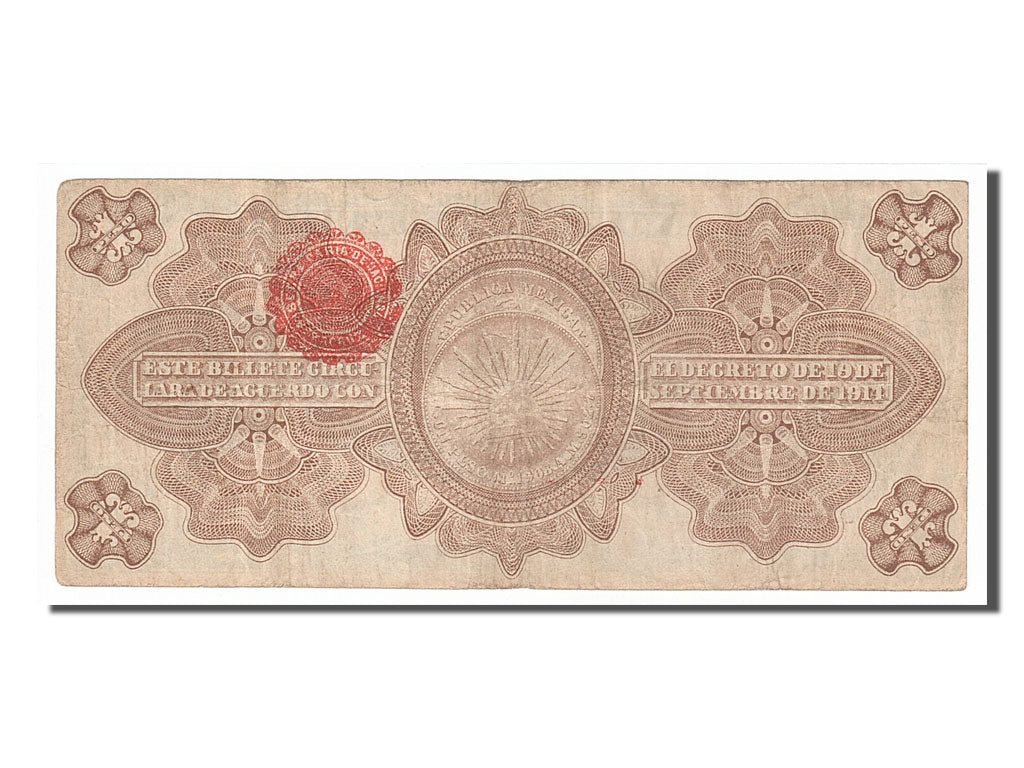 Billete, 1 Peso, 1915, México - Revolucionario, 1915-02-05, MBC
