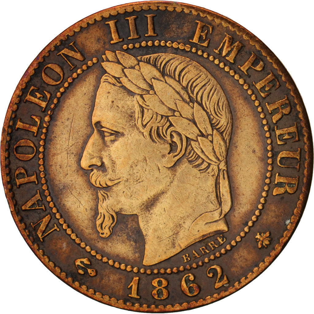 Frankreich, Napoleon III, Centime, 1862, Paris, EF(40-45), Bronze, KM 795.1