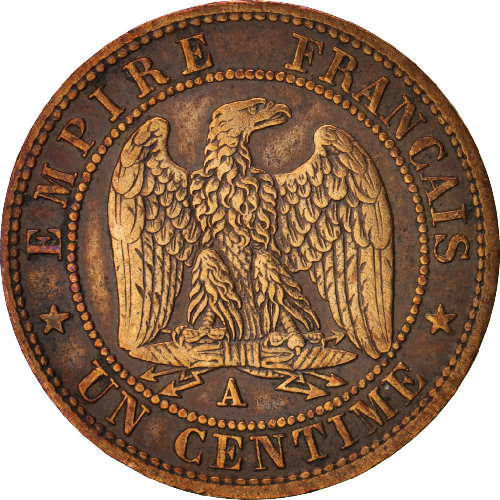 Frankreich, Napoleon III, Centime, 1862, Paris, EF(40-45), Bronze, KM 795.1