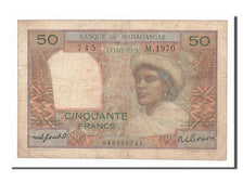 Madagascar, 50 Francs, 1950, KM #45b, VF(20-25), M.1970