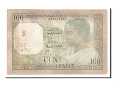 Madagascar, 100 Francs, 1950, KM #46b, F(12-15), O.1755