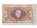 Guadeloupe, 10 Francs, 1944, KM #27a, 1944-02-02, VG(8-10), GF 008748,...