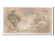 Martinique, 50 Francs, 1947, KM #30a, F(12-15), R.41