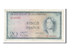 Luxembourg, 20 Francs, 1955, KM #49a, VF(30-35), D748498