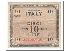 Italy, 10 Lire, 1943, KM #M19b, EF(40-45), A24202735B