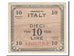 Italy, 10 Lire, 1943, KM #M19b, EF(40-45), A24202735B