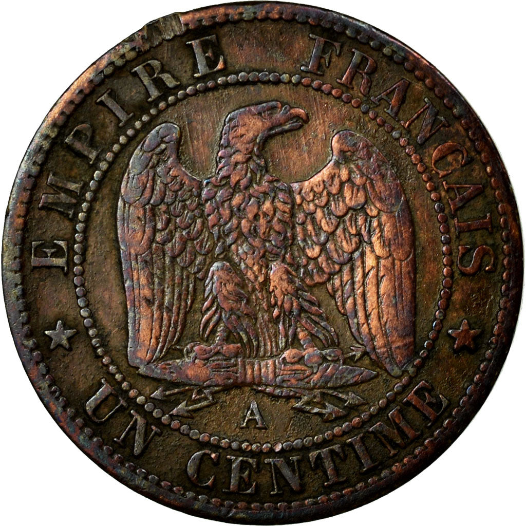 Coin, France, Napoleon III, Napoléon III, Centime, 1870, Paris, EF(40-45)