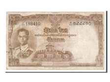 Thailand, 10 Baht, 1953, KM #76d, VF(20-25), J/100