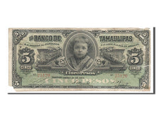 Mexico, 5 Pesos, 1913, 1913-01-21, VF(20-25), 25120