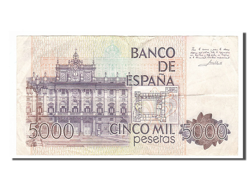 Banknote, Spain, 5000 Pesetas, 1979, 1979-10-23, EF(40-45)