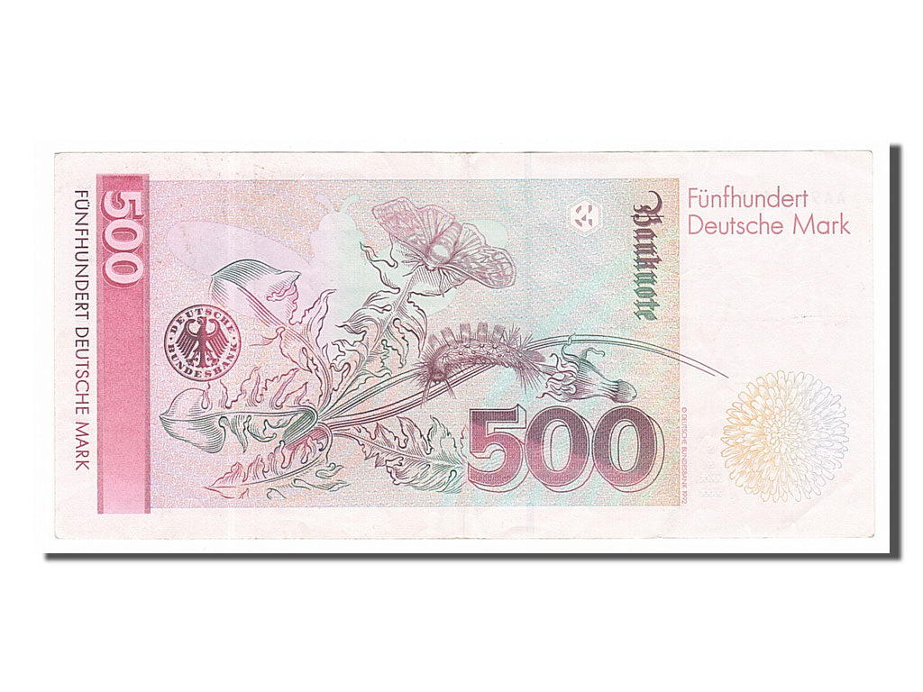 Banknote, GERMANY - FEDERAL REPUBLIC, 500 Deutsche Mark, 1991, 1991-08-01