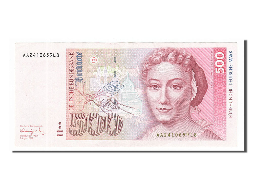 Banknote, GERMANY - FEDERAL REPUBLIC, 500 Deutsche Mark, 1991, 1991-08-01