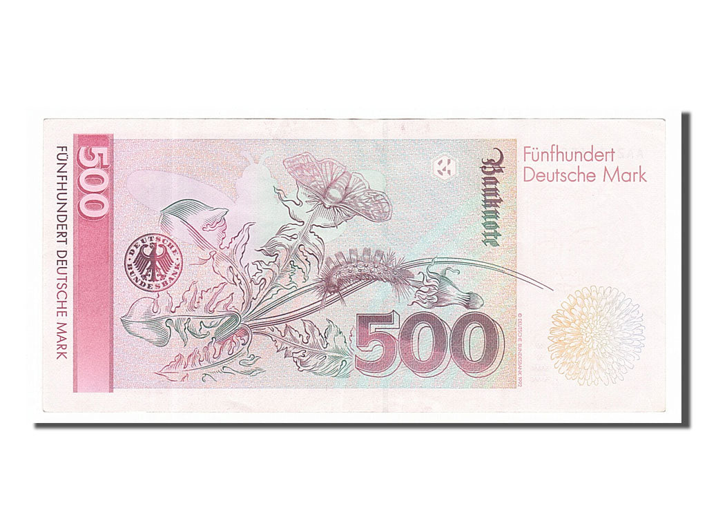 Banknote, GERMANY - FEDERAL REPUBLIC, 500 Deutsche Mark, 1991, 1991-08-01