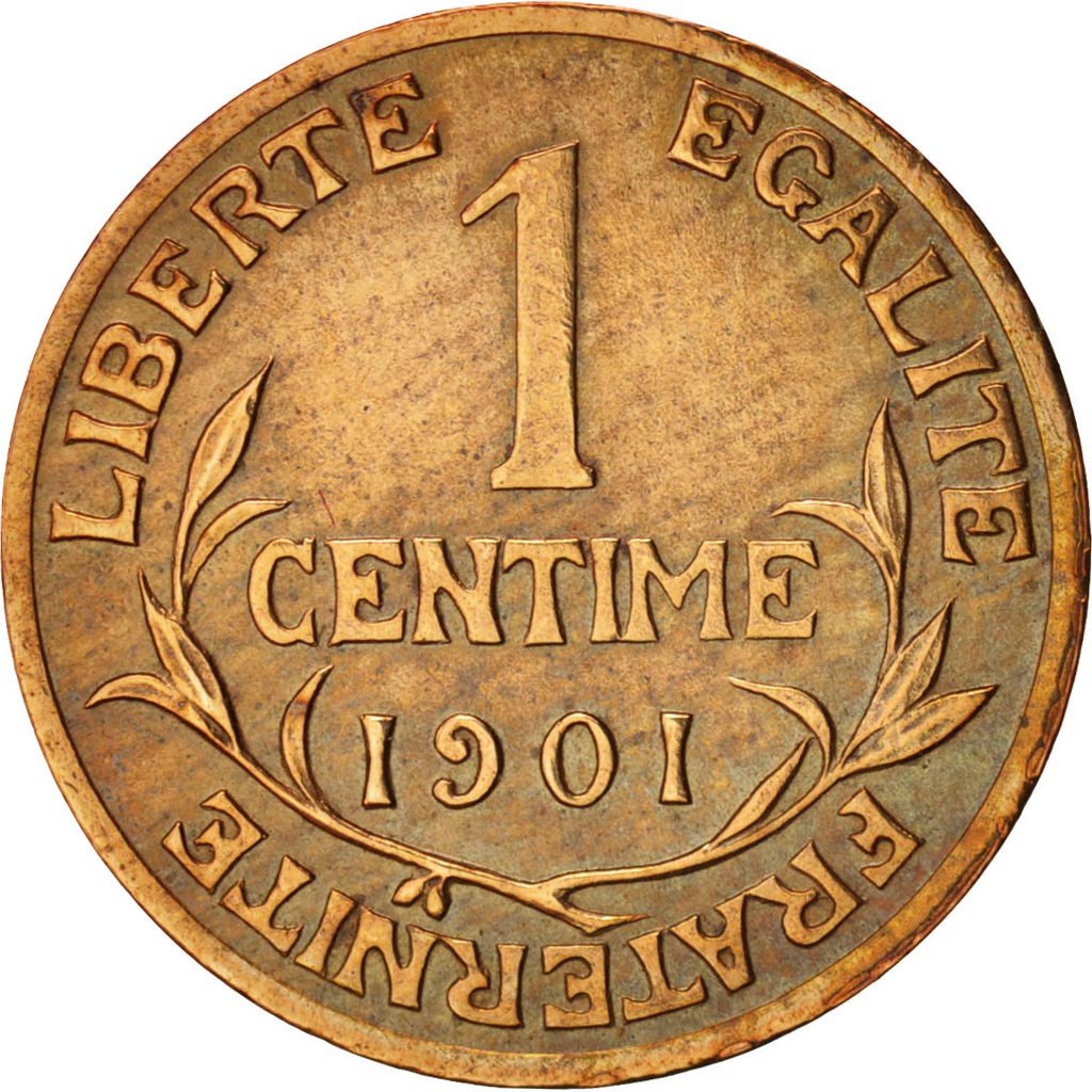 France, Dupuis, Centime, 1901, Paris, EF(40-45), Bronze, KM:840, Gadoury:90