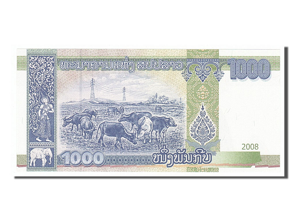 Banknote, Lao, 1000 Kip, 2008, UNC(65-70)