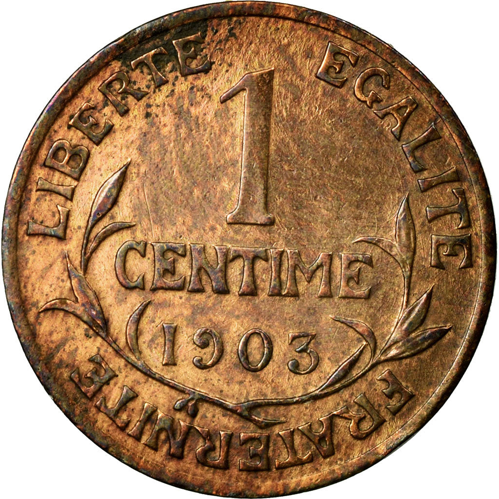 Monnaie, France, Dupuis, Centime, 1903, Paris, TB+, Bronze, KM:840, Gadoury:90