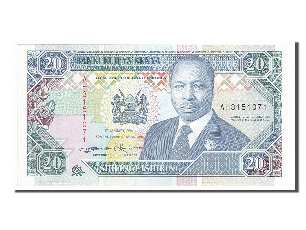 Banknote, Kenya, 20 Shillings, 1994, 1994-01-01, UNC(65-70)