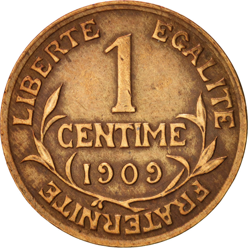 France, Dupuis, Centime, 1909, Paris, TB+, Bronze, KM:840, Gadoury:90