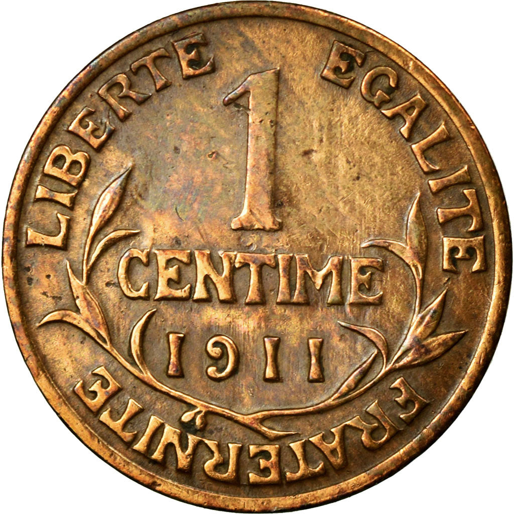 Monnaie, France, Dupuis, Centime, 1911, Paris, TTB, Bronze, KM:840, Gadoury:90