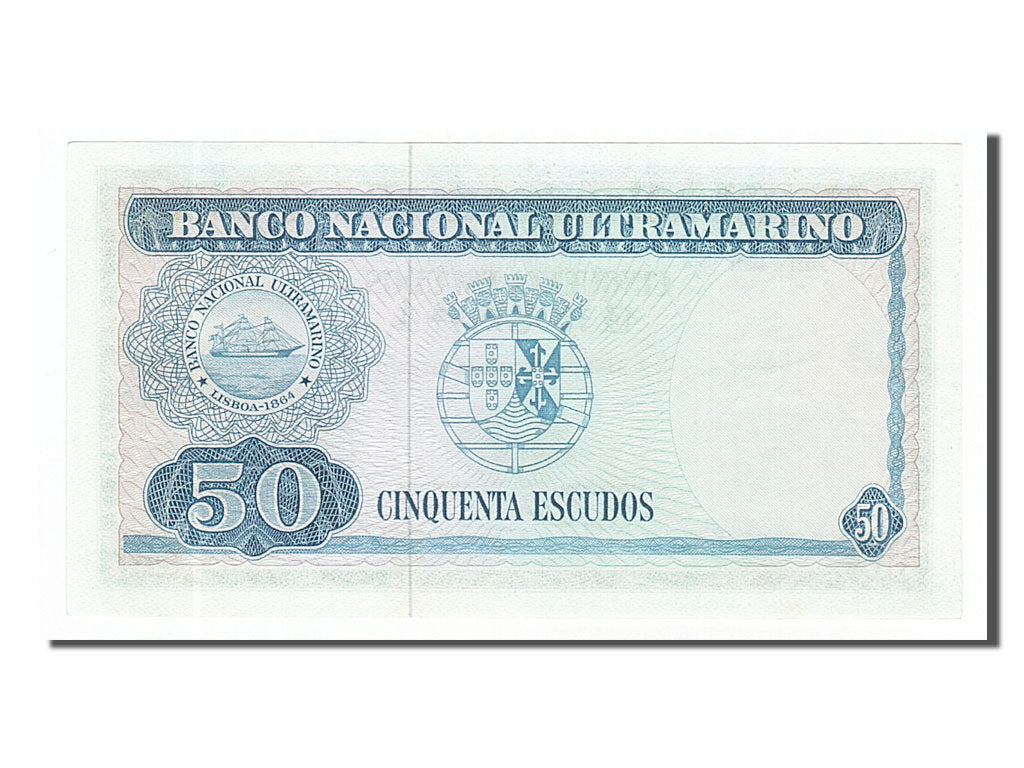 Timor, 50 Escudos, 1967, KM #27a, 1967-10-24, UNC(65-70), 358679