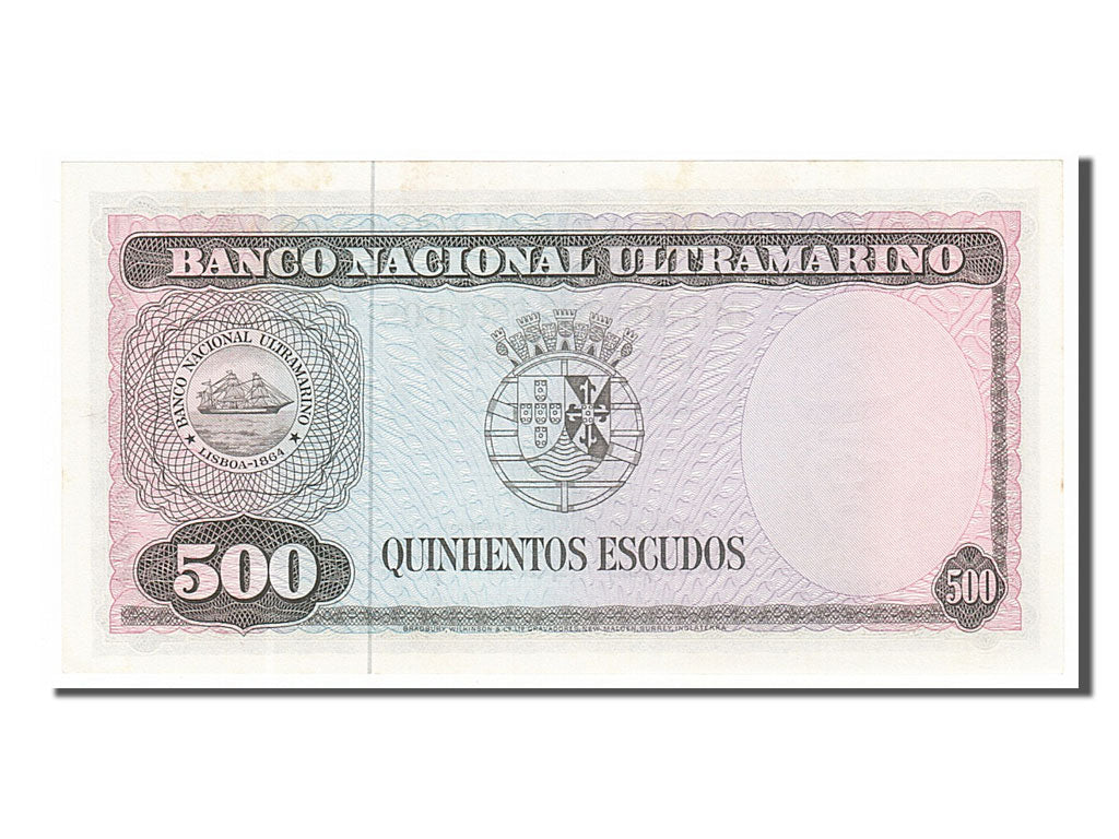 Banknote, Timor, 500 Escudos, 1963, 1963-04-25, UNC(63)