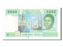 Banknote, Central African States, 5000 Francs, 2002, UNC(65-70)