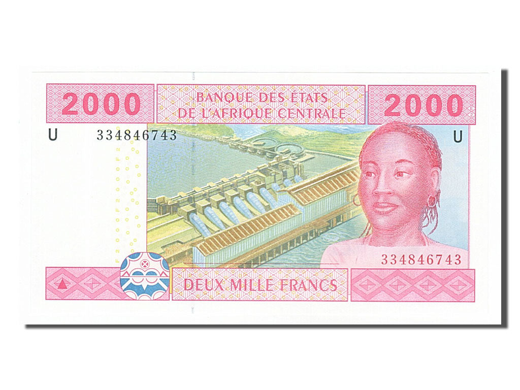 Cameroon, 2000 Francs, 2002, UNC(65-70), U 334846743